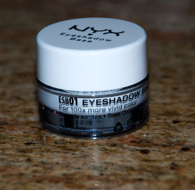 NYX Eyeshadow Base in White makes eyeshadow 100x more vivid