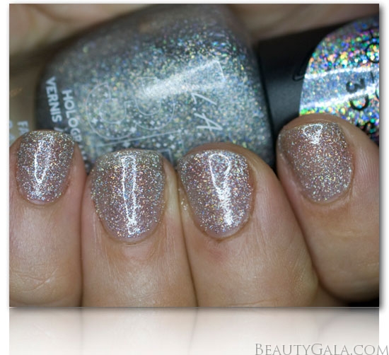 . Girl 3D Effects Hologram Nail Polish, “3D Silver,” Photographs,  Review, & Swatches