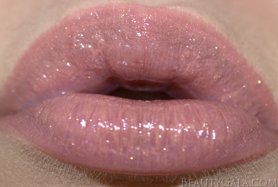 Bite Lipstick in "Musk" with MAC "Underdressed" Lipglass 