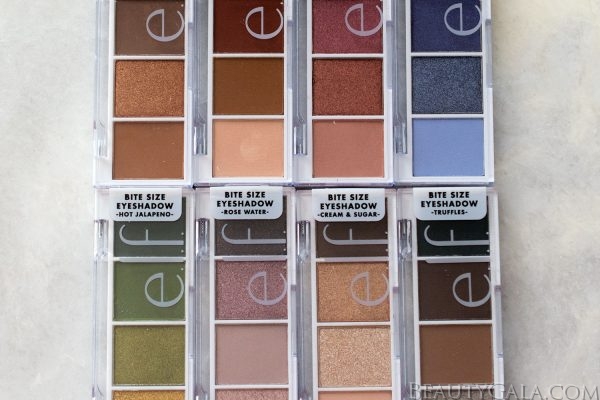 e.l.f Bite Size Eyeshadows: Swatches & Review